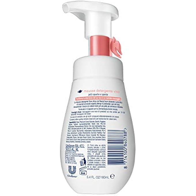 Dove BRIGHTENING FACIAL CLEANSING MOUSSE FOR MATTE AND DULL SKINS, 160 ML - Image 4